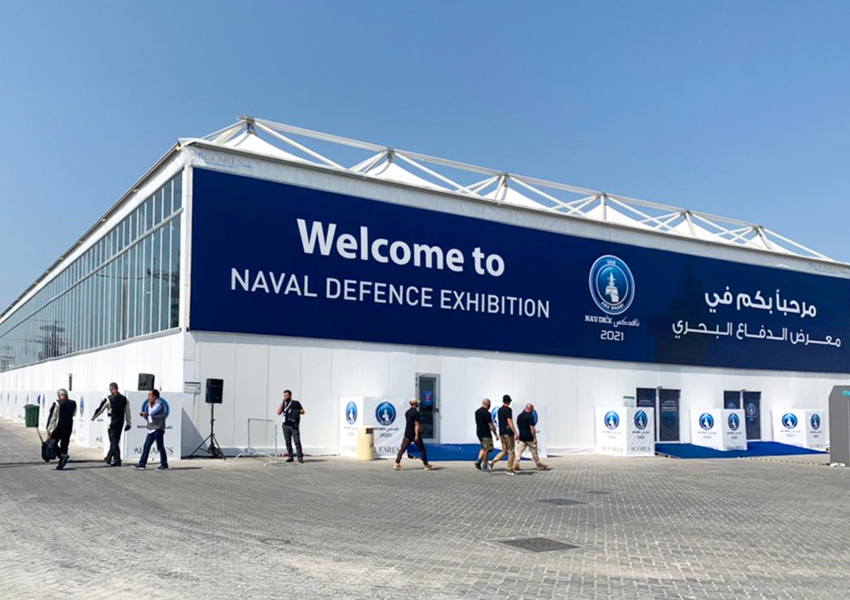 NAVDEX tents UAE - Royal tent for Naval Defence Exhibition - NAVDEX - Alfares International Tents