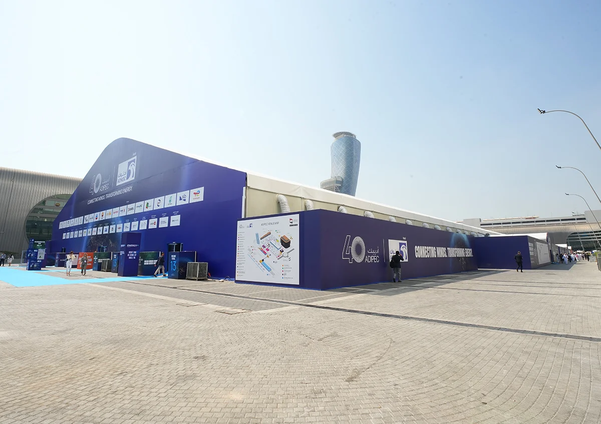 Arch tents UAE - Arch Tent with branding walls in Abu Dhabi - Arch Tent - Alfares International Tents