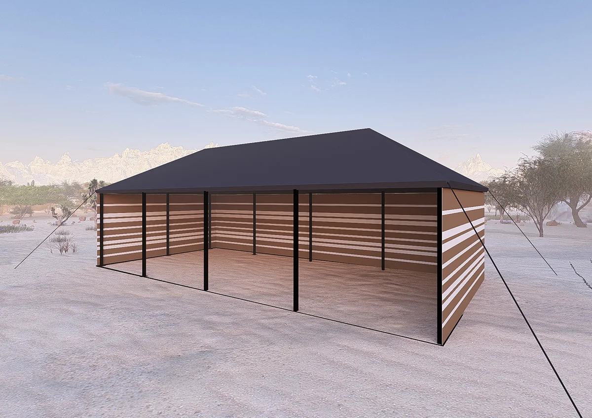 Bedouin tents UAE - Bedouin tent reflecting Arabic traditions - Bedouin Tent - Alfares International Tents