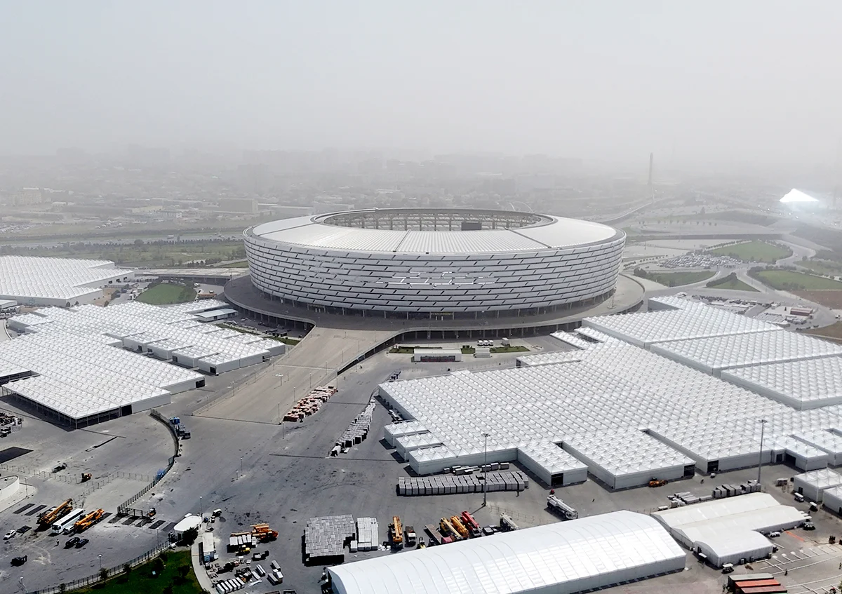 COP29 event Baku, Azerbaijan - Multiple Arch and Royal tents for UN Climate Change Conference - COP29 - Alfares International Tents