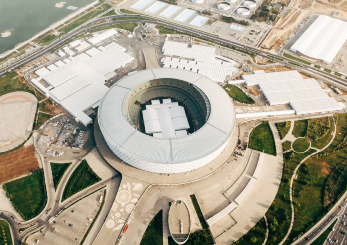 COP29 event Baku, Azerbaijan - Multiple Arch and Royal tents for UN Climate Change Conference - COP29 - Alfares International Tents