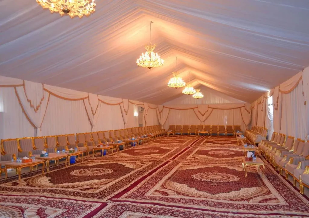 Occasion tents UAE - Funeral Tent - Delivering Tailored Occasion Tents for Cultural, Religious and Sporting Events - Alfares International Tents