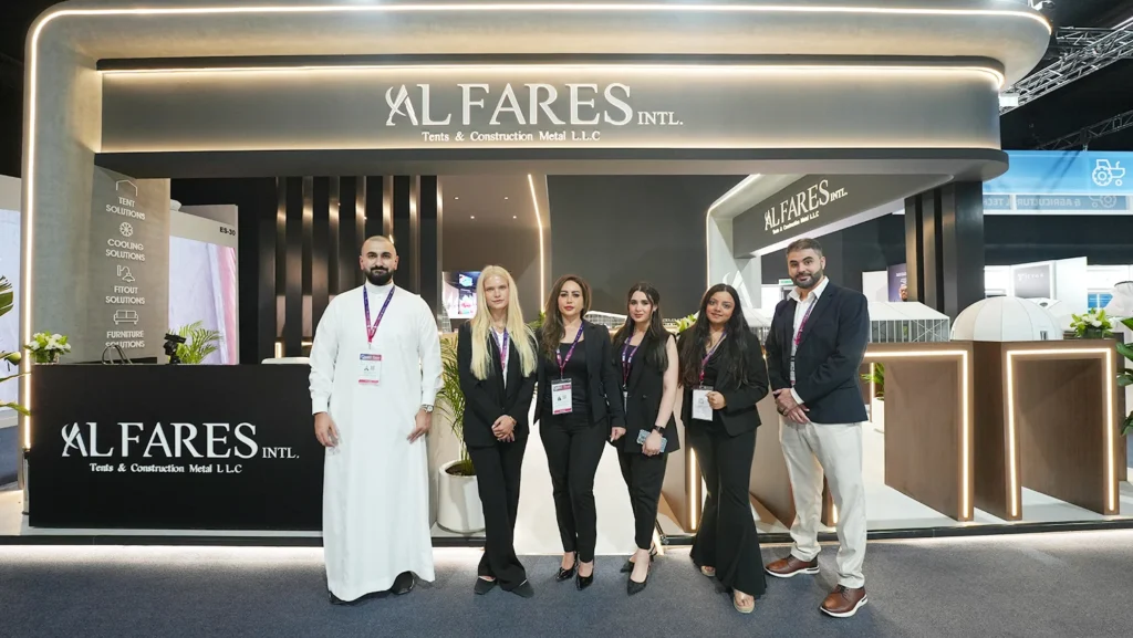 MIITE 2026 - Alfares International's team at the exhibition - MIITE 2026: Strengthening Our Presence in the UAE Manufacturing and Industrial Landscape - Alfares International Tents