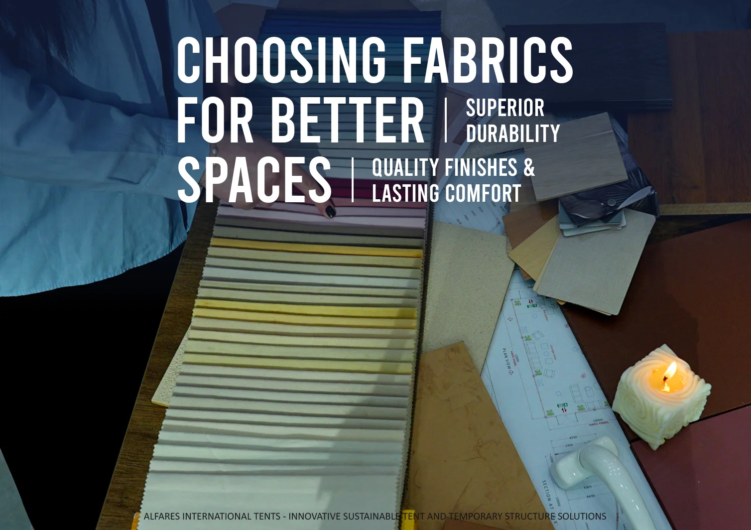 Outdoor Furniture Fabric - Fabric options - Choosing the Right Fabric for Outdoor Furniture, Interiors, and Shade Applications - Alfares International Tents