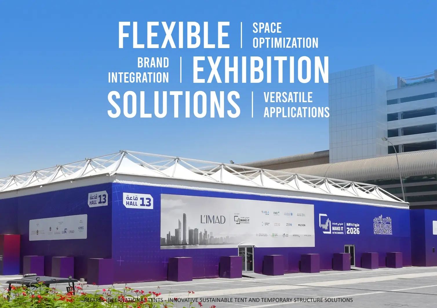 Exhibition Tent Structures - Royal hall for exhibition - How Exhibition Tents Solve Common Event Challenges - Alfares International Tents