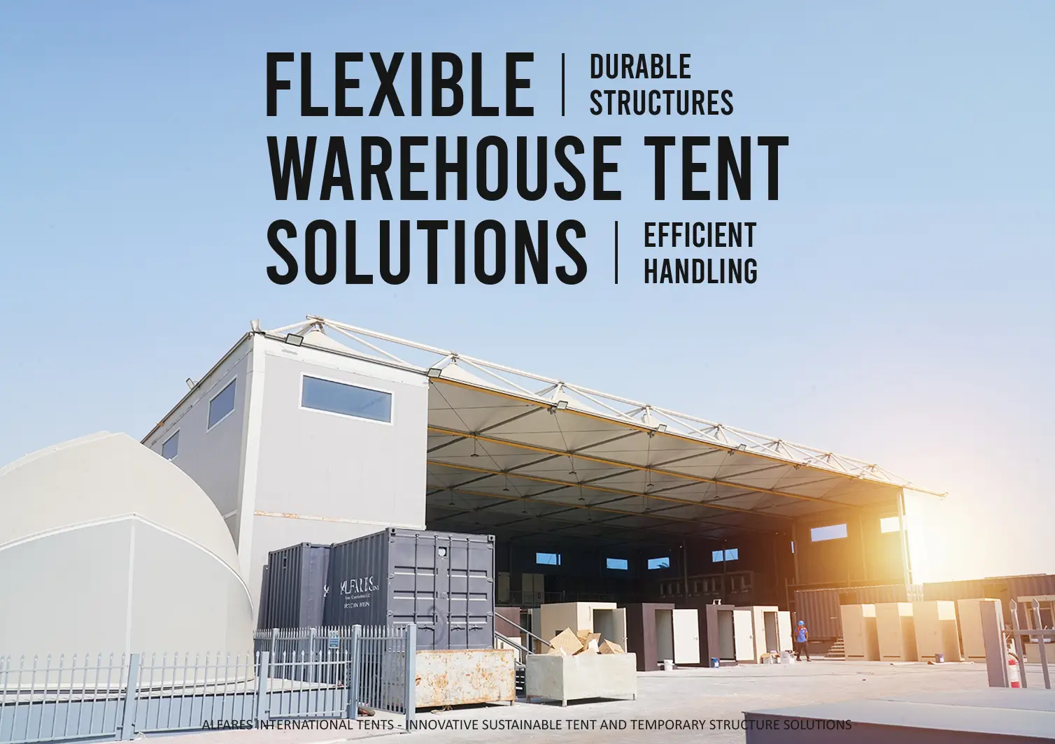 Warehouse Tent Structures - Warehouse structures for storage - Warehouse Tents: A Flexible Solution for Modern Storage Needs - Alfares International Tents